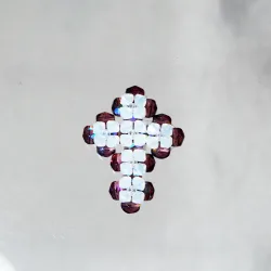  - Brooch Adena -  - Laiton argenté